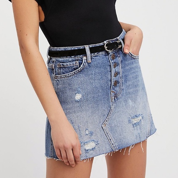 Free People mini skirt - Picture 1 of 5